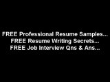 Free Resume Templates Samples Examples www.BenrickSoh.com