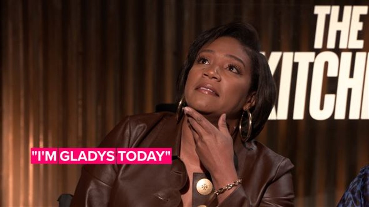 Tiffany Haddish brings out hilarious alter ego 'Gladys' during interview