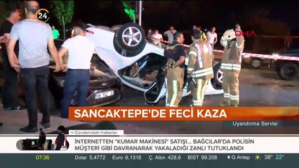 Sancaktepe'de feci kaza