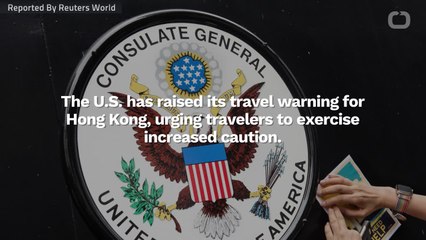 U.S. Has Raised Travel Warning For Hong Kong Due To Growing Civil Unrest