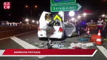 Bariyerlere çarpan otomobildeki aynı aileden üç kişi öldü