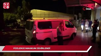 Zonguldak’ta yüzlerce mahkum zehirlendi