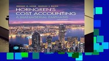 [Doc] Horngren s Cost Accounting: A Managerial Emphasis