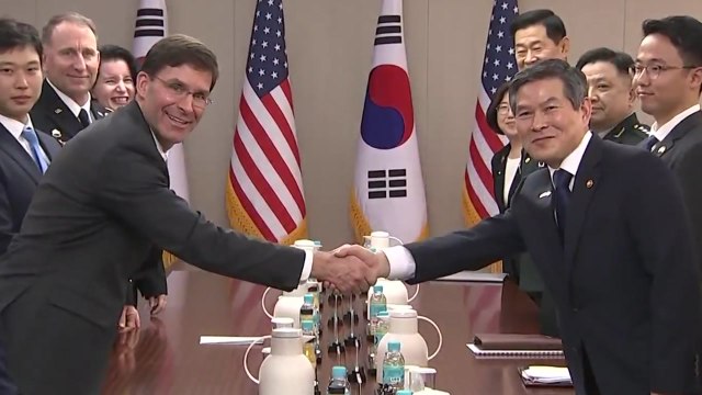 한미 국방 철통 동맹 재확인 ...에스퍼, 청와대 예방 / YTN