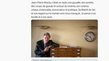 La Toile rend hommage à Jean-Pierre Mocky