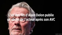 L'un des fils d'Alain Delon publie un cliché de l'acteur après son AVC