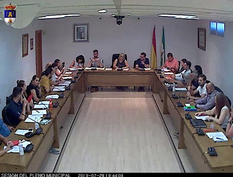 Pleno ordinario de la Corporación de fecha 29/07/2019 (1ª parte)