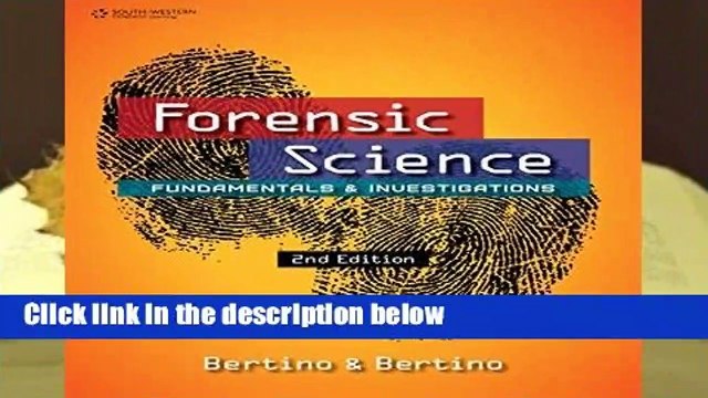 [Doc] Forensic Science: Fundamentals Investigations