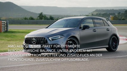 下载视频: Der neue Mercedes-AMG A 45 4MATIC+ - Die wichtigsten optionalen Exterieur-Elemente