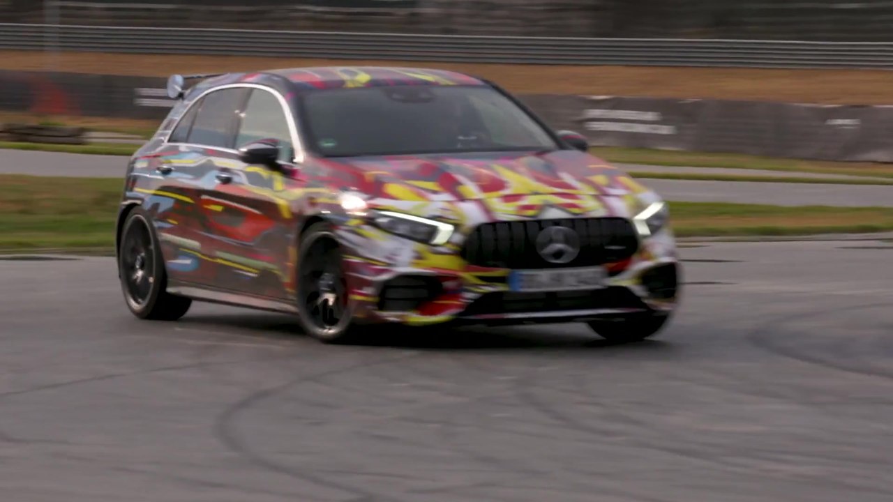 The new Mercedes-AMG A 45 4MATIC+ - AMG Performance 4MATIC+ all-wheel drive with AMG TORQUE CONTROL