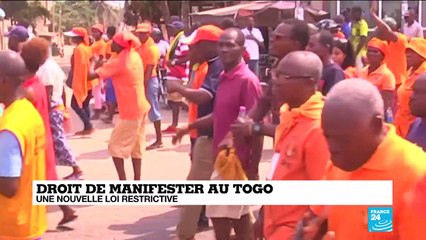 Au Togo, la liberté de manifester entachée par une nouvelle loi