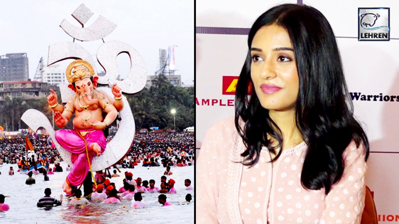 Actress Amrita Rao Launched Eco-Friendly Ganpati Festival