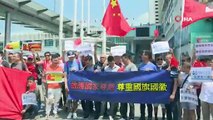 Hong Kong'taki Çin yanlıları buluştu, gösteri düzenledi