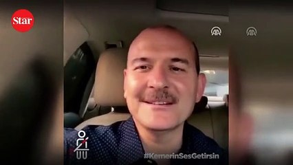 Bakan Soylu’dan ’Kemerin Ses Getirsin’ kampanyasına videolu destek