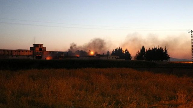 Hatay'ın Reyhanlı ilçesindeki askeri mühimmat deposunda patlama