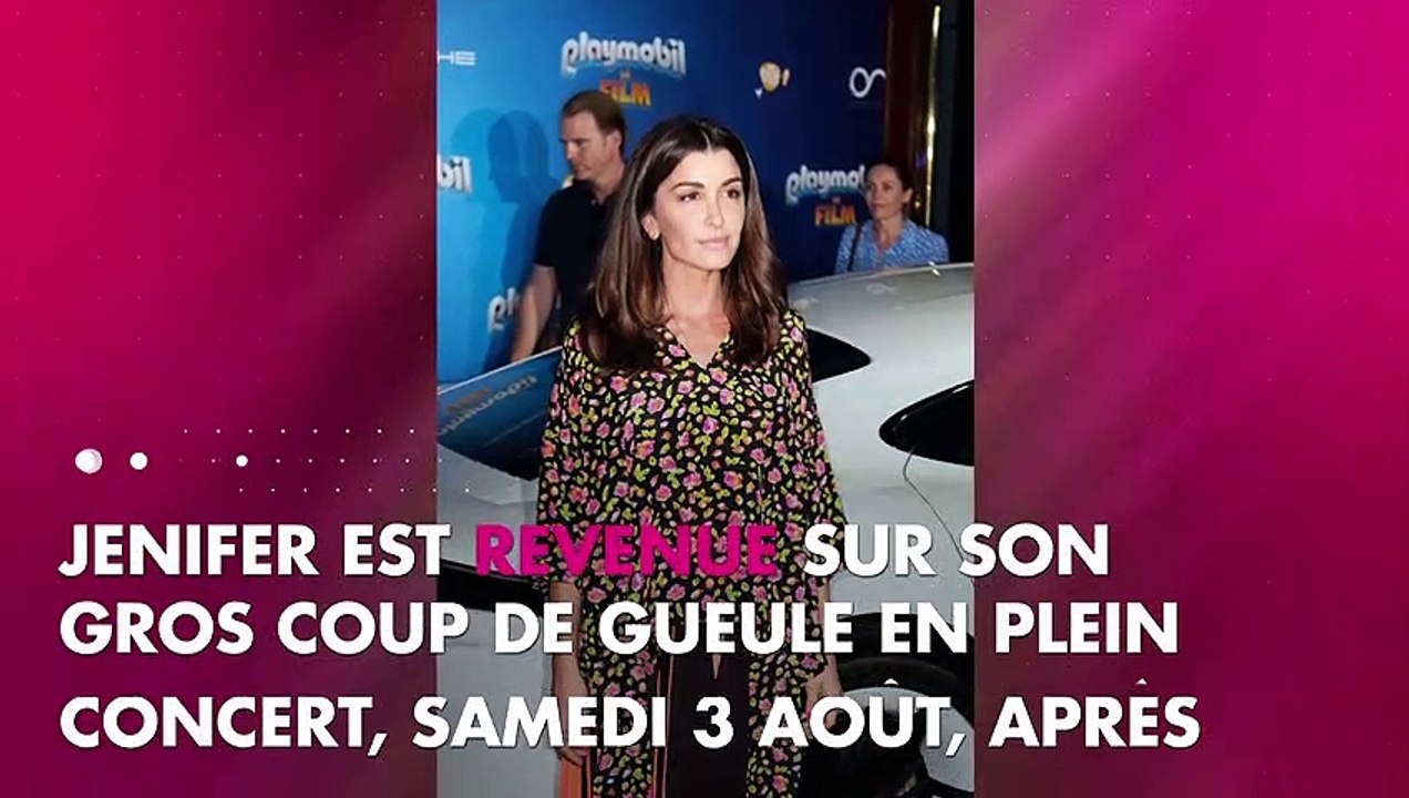 Jenifer revient sur son coup de gueule en plein concert : "Je ne me laisserai pas faire"