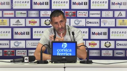Bastia-Reims : Conf. d'avant-match de S. Rossi