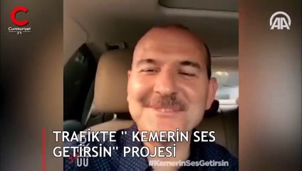 Trafikte "Kemerin ses getirsin" projesi
