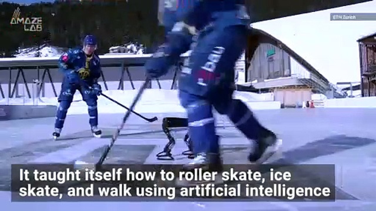 Check Out This Roller Skating Robot That Can Also Ice Skate!