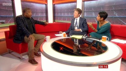 John Barnes and Naga Munchetty clash over racism in football