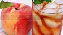 Peach ice tea|summer drink|