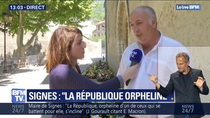 "Moi, l'accident, je n'y crois pas." Le fils du maire de Signes réclame "des preuves"