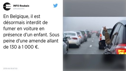 Belgique : Fumer en voiture en présence d’un enfant est désormais interdit