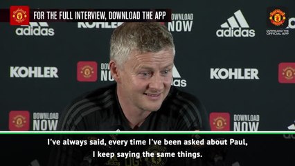 Pogba's attitude absolutely fantastic - Solskjaer