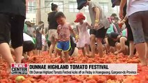 8th Dunnae Highland Tomato Festival opens on Friday in Hoengseong, Gangwon-do Province