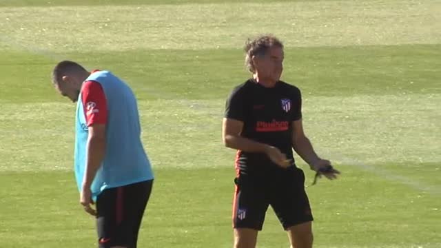El Atlético se prepara para la Juventus