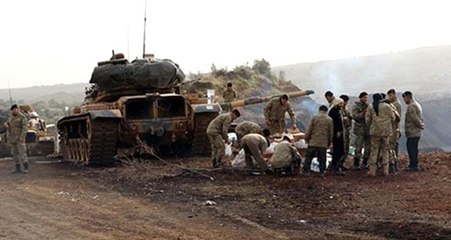 Afrin'deki üs bölgesine saldırı: 2 asker yaralandı