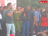 Bollywood stars Varun Dhawan and Alia Bhatt reach Gorakhpur
