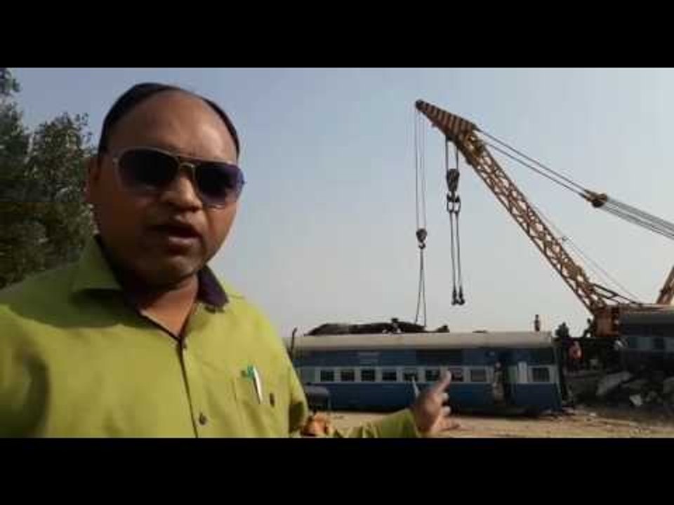 Day 2 Train accident Indore Patna Express at Ka...