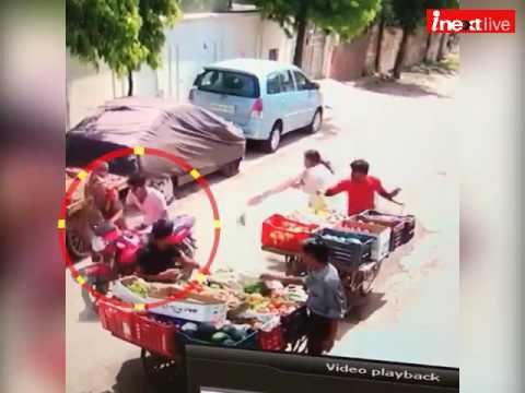 Chain snatching attempt with daughter in Law of Agra MLA, Caught on CCTV