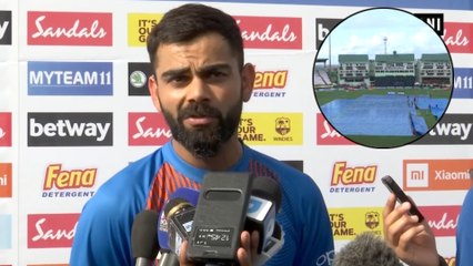 Download Video: India vs West Indies,1st ODI : Virat Kohli On Rain Interruptions During Match || Oneindia Telugu