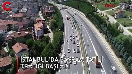 İstanbul’da bayram tatili trafiği