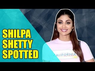 Shilpa Shetty spotted post shooting for her show Super Dancer