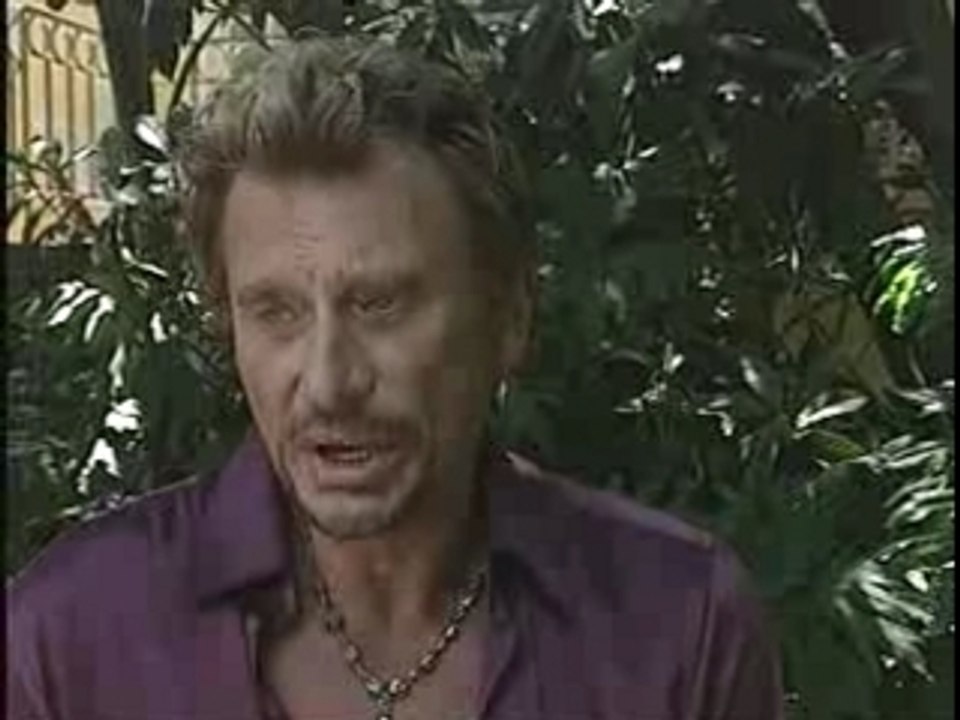 Johnny Hallyday -interview  aout 98 (stade de france)