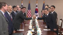 한미 국방장관 회담...'지소미아·호르무즈' 언급 / YTN
