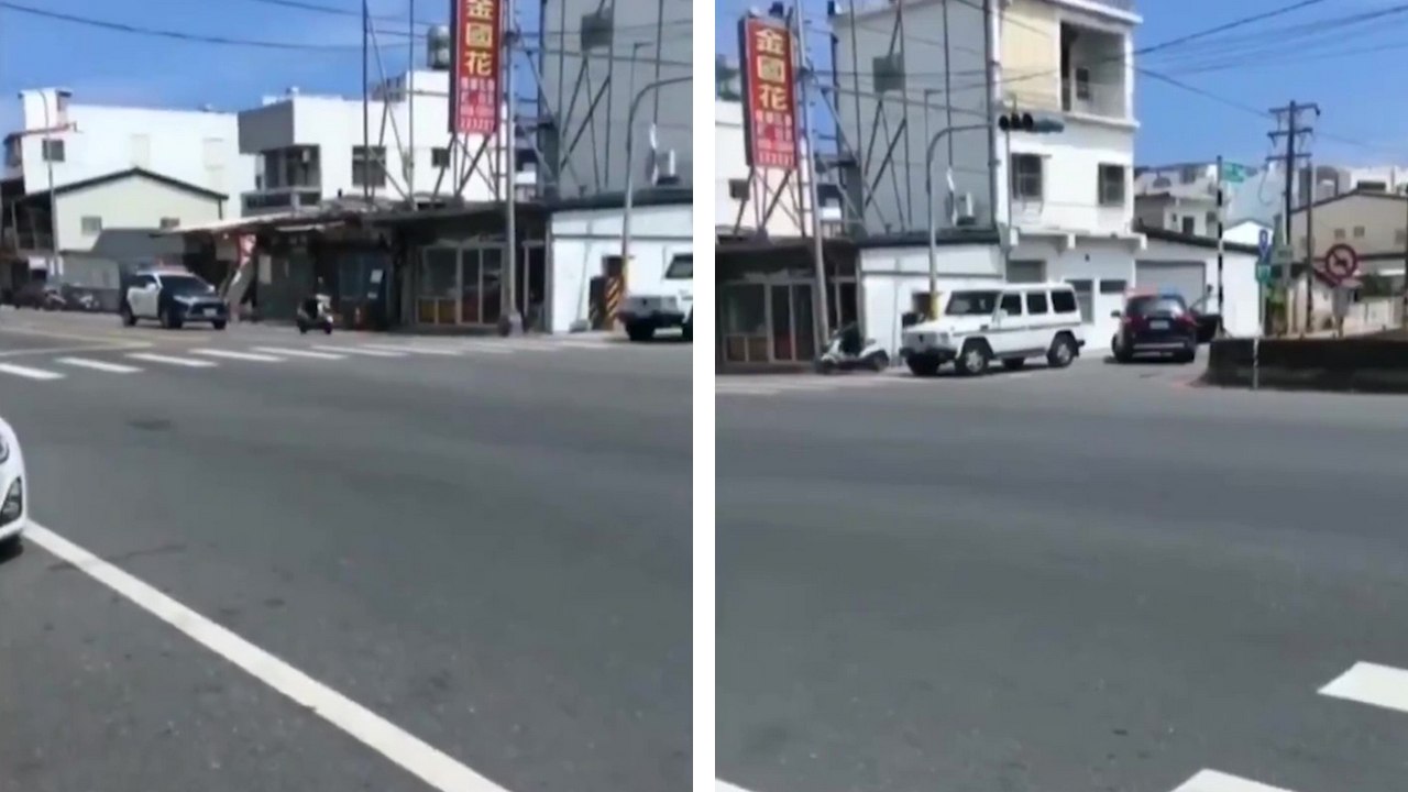 Un homme en scooter sème une voiture de police...