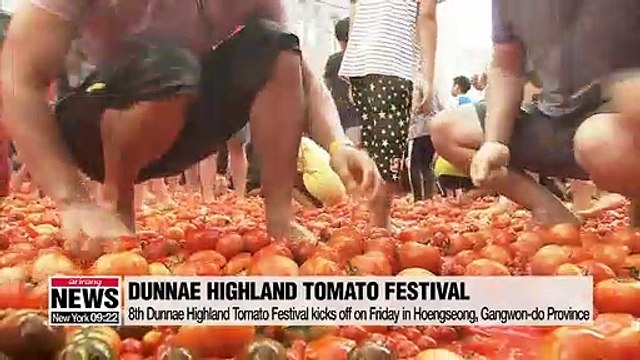 8th Dunnae Highland Tomato Festival opens on Friday in Hoengseong, Gangwon-do Province
