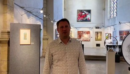 Fabrice Hérard présente la 90e édition du salon des annonciades de Pontarlier