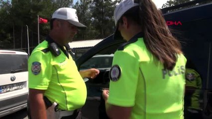 SAMSUN Trafikte bayram tedbirleri uygulamasına başlandı