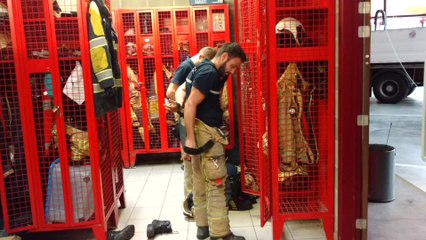 Zone de Mons.la santé des pompiers est importante.Video Eric Ghislain
