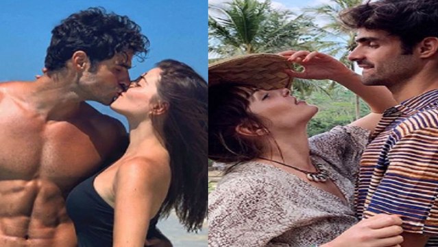 Andrea Duro y Juan Betancourt presumen de amor lejos de España