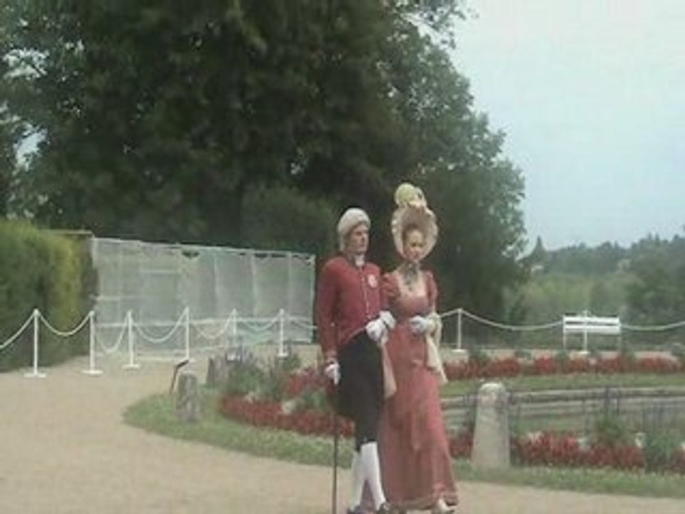 Un spectacle au château de Valençay en été 2007
