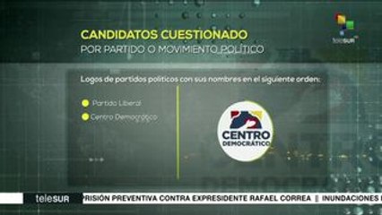 Colombia:presentan informe sobre candidatos con denuncias en su contra