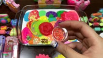 SunFlower Slime | Mixing Random Things Into Glossy Slime | Most Satisfying Slime s ||