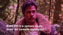 Brad Pitt : l’acteur explique pourquoi il ne rejoindra jamais le réseau social Instagram