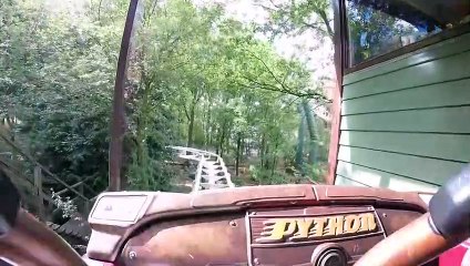 1ÈRE FOIS LA TÊTE EN BAS POUR ATHENA • PYTHON SENSATIONS TRÈS FORTES - EFTELING PARC